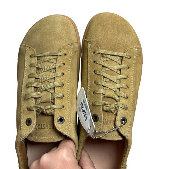 NEW Birkenstock Bend Low Suede Leather Khaki, Regular Fit EU 42, US L 11, US M 9 - Picture 4 of 9